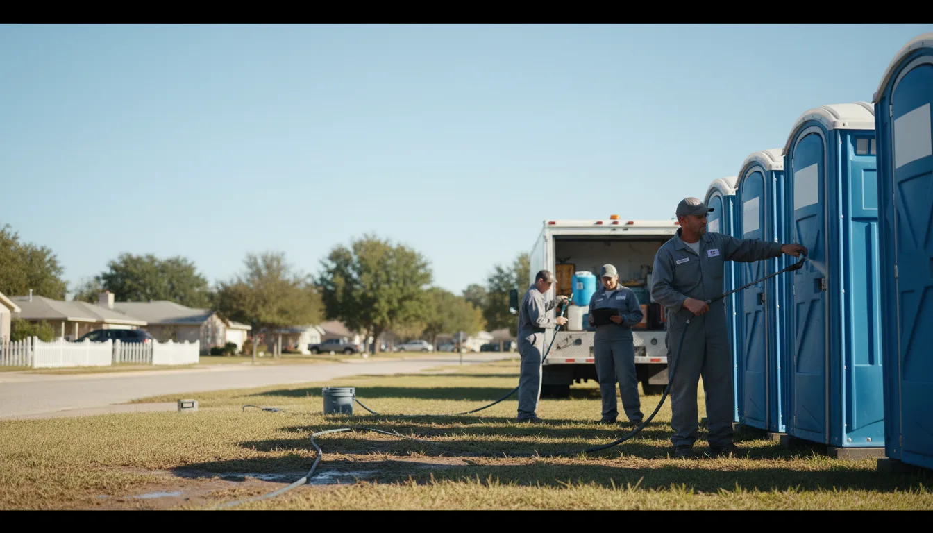 Long-Term Portable Toilet Rental in Aline, OK near me